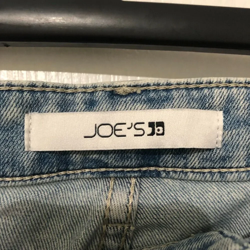 Joes‎ Jeans Easy Bermuda Shorts Commerce Light Blue Distressed Denim Size 27 NWT